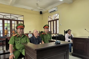 Bị cáo Huỳnh Văn Giỏi tại tòa