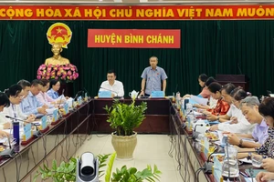 Đoàn công tác của HĐND TPHCM giám sát tại huyện Bình Chánh