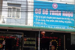  Một địa chỉ bán hàng đa cấp của Công ty Thiên Ngọc Minh Uy ở đường Lý Thái Tổ, TP Buôn Ma Thuột, tỉnh Đắk Lắk