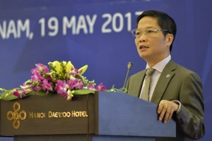 Bộ trưởng Bộ Công thương Trần Tuấn Anh phát biểu khai mạc hội nghị