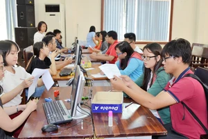 Thí sinh đăng ký xét tuyển vào Trường ĐH Sài Gòn (năm 2016) 