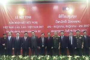 Lễ mít tinh kỷ niệm Năm đoàn kết hữu nghị Việt Nam - Lào
