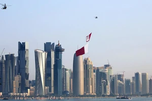 Thủ đô Doha của Qatar. Ảnh: BLOOMBERG