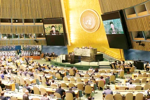 Phó Thủ tướng, Bộ trưởng Ngoại giao Phạm Bình Minh tham dự và phát biểu tại phiên Thảo luận cấp cao Khóa 72 Đại hội đồng Liên hiệp quốc