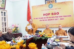 Hội đồng Trị sự Giáo hội Phật giáo Việt Nam tổ chức họp báo về sự kiện Đại hội đại biểu Phật giáo toàn quốc lần thứ VIII