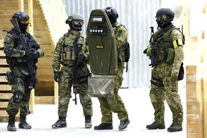 Binh sĩ thuộc lực lượng FSB Nga. Ảnh: SPUTNIK 