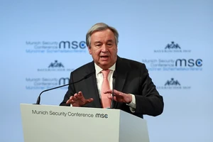 Tổng thư ký Antonio Guterres. Nguồn: THX/TTXVN