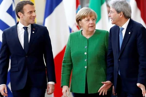 Các nhà lãnh đạo Pháp, Đức, Italia tham dự hội nghị thượng đỉnh EU