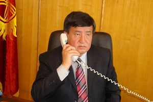 Thủ tướng Kyrgyzstan Sooronbai Jeenbekov. Nguồn: GANDHARA.RFERL.ORG