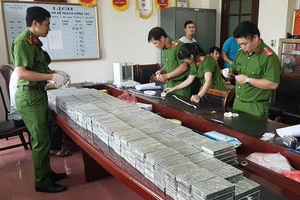 Số ma túy "khủng" bị Phòng cảnh sát điều tra tội phạm về ma túy Công an tỉnh Lào Cai thu giữ. Ảnh: LAOCAITV.VN 