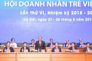 Phó Thủ tướng Thường trực Trương Hòa Bình phát biểu tại Đại hội. Ảnh: VGP