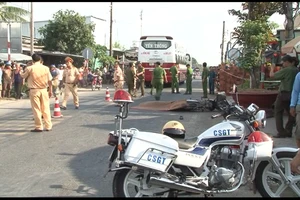 Cảnh sát giao thông gây tai nạn làm chết 2 người