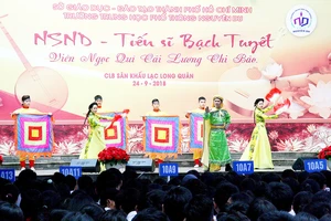 Chương trình ngoại khóa sân khấu học đường ở Trường THPT Nguyễn Du quận 10, TPHCM
