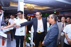 Hội thảo và Triển lãm Ngày Internet Việt Nam – Internet Day 2018 được Hiệp hội Internet Việt Nam (VIA) tổ chức ngày 5-12 tại Hà Nội. Ảnh: VGP