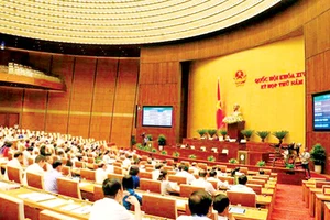  Quang cảnh một phiên họp Quốc hội