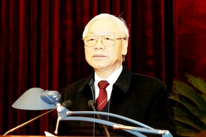 Tổng Bí thư, Chủ tịch nước Nguyễn Phú Trọng phát biểu chỉ đạo Hội nghị. Ảnh: TTXVN
