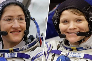 2 phi hành gia nữ Christina Koch và Anne McClain. REUTERS, AP