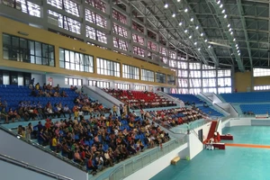 Một góc Nhà thi đấu Thể thao tỉnh Bắc Giang