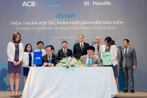 Manulife Việt Nam và ACB bắt tay cung cấp sản phẩm bảo hiểm nhân thọ cho khách hàng ở phân khúc cao cấp 