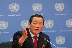 Đại sứ Triều Tiên tại Liên Hợp Quốc Kim Song. Nguồn: YONHAP