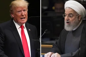 Tổng thống Mỹ Donald Trump và người đồng cấp Iran Hassan Rouhani. Ảnh: Aljazeera