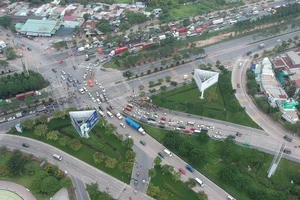 Nút giao thông An Phú tại quận 2, TPHCM. Ảnh: CAO THĂNG