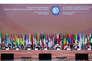 Các đại biểu tham dự Hội nghị Cấp cao lần thứ 18 của Phong trào Không liên kết