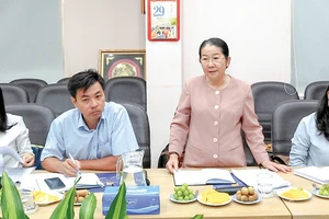  Phó Bí thư Thành ủy TPHCM Võ Thị Dung phát biểu tại buổi giám sát