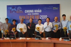 Lễ trao giải Nhân tài Đất Việt 2019. Ảnh: TTXVN