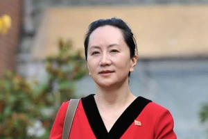 Giám đốc tài chính Huawei Mạnh Vãn Châu tới phiên tòa ở British Columbia, Canada ngày 1-10-2019. Ảnh: TTXVN