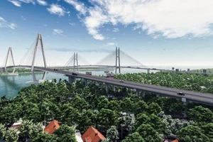 Phối cảnh dự án cầu Mỹ Thuận 2, sẽ đấu nối với cao tốc Trung Lương - Mỹ Thuận và tuyến cao tốc Mỹ Thuận - Cần Thơ 