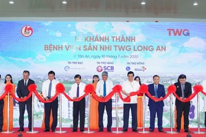 Bệnh viện Sản nhi TWG Long An đã chính thức được khánh thành tại thành phố Tân An, tỉnh Long An