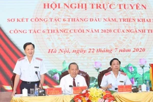 Thanh tra Chính phủ (TTCP) tổ chức hội nghị trực tuyến sơ kết công tác 6 tháng đầu năm, triển khai nhiệm vụ công tác 6 tháng cuối năm 2020. Nguồn: thanhtravietnam.vn 