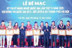 Kỳ thi Kỹ năng nghề quốc gia năm 2020 vừa bế mạc tại Hà Nội