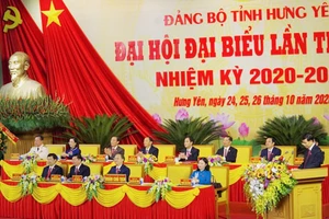 Đại hội đại biểu Đảng bộ tỉnh Hưng Yên lần thứ XIX, nhiệm kỳ 2020-2025 chính thức khai mạc sáng 25-10