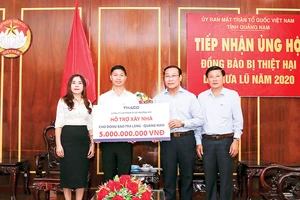 Thaco hỗ trợ xây dựng lại ngôi làng cho đồng bào Trà Leng - Quảng Nam 