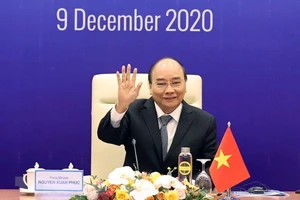  Thủ tướng Nguyễn Xuân Phúc tham dự Hội nghị cấp cao Campuchia - Lào - Myanmar - Việt Nam lần thứ 10. Ảnh: TTXVN