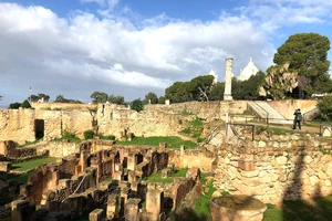 Một phần phế tích Carthage ngày nay