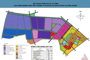 Quy hoạch khu công nghiệp Xuân Thới Thượng rộng 300 ha ở huyện Hóc Môn