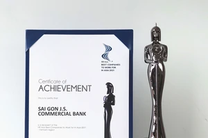 SCB nhận giải thưởng “Nơi làm việc tốt nhất châu Á 2021”