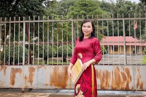 Cô giáo Hoàng Thị Mỹ Nhung xứng đáng là người phụ nữ tiêu biểu nơi vùng biên Lộc Ninh