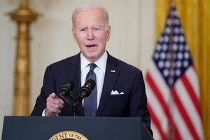 Tổng thống Mỹ Joe Biden vào danh sách bị cấm nhập cảnh Nga. Ảnh: AP