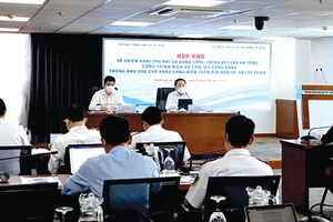 Ngày 25-3-2022, Sở Giao thông Vận tải phối hợp Sở Thông tin Truyền thông TPHCM tổ chức họp báo thông tin về triển khai thu phí hạ tầng cảng biển