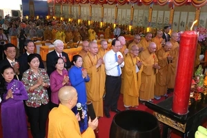 Phó Bí thư Thành ủy TPHCM Nguyễn Hồ Hải dự khai mạc Đại lễ Trai Đàn cầu an năm 2022