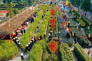 Đường hoa Home Hanoi Xuan 2023: Khép lại “Vũ trụ tết diệu kỳ” với nhiều khoảnh khắc xuân rực rỡ