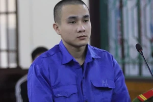 Bị cáo Đàm Minh Quang tại phiên tòa 