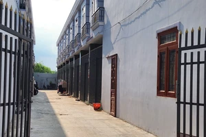 Một khu nhà trọ phục vụ nhu cầu công nhân và người lao động ở phường Tân Phước Khánh, TP Tân Uyên