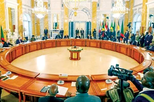 Cuộc họp giữa Tổng thống Putin và nhóm các đại diện cấp cao châu Phi 