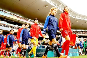 Các tuyển thủ bóng đá nữ Việt Nam lần đầu tham dự vòng chung kết World Cup