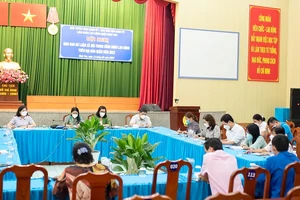 Hội nghị giao ban dư luận xã hội trong công nhân lao động do quận Bình Tân (TPHCM) tổ chức
